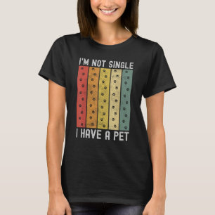 Single Vintage Paws Pet Owner Pet T-Shirt