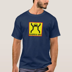 Single-Width Bridge, Traffic Sign, Iceland T-Shirt
