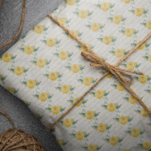 Single Yellow Rose of Texas Tissue Paper