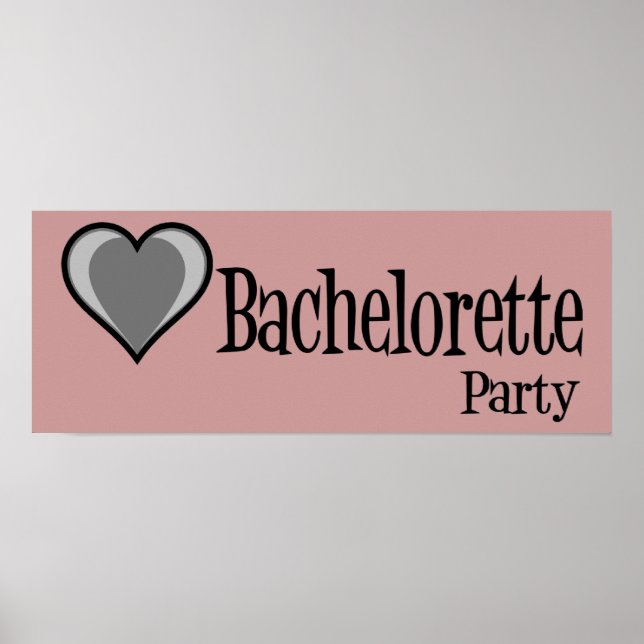 SingleHeart-BacheloretteParty-Blk Poster (Front)