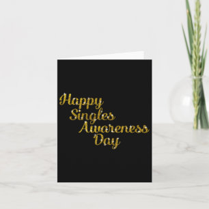 Singles Awareness Day Anti Valentines Love Cupid F Card