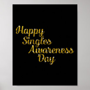 Singles Awareness Day Anti Valentines Love Cupid F Poster