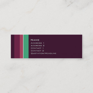 Singles • No. 0008 Mini Business Card