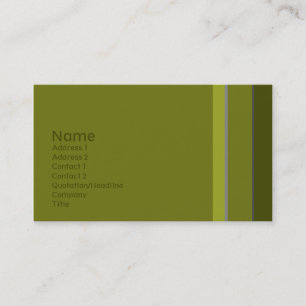 Singles • No. 0010 Business Card