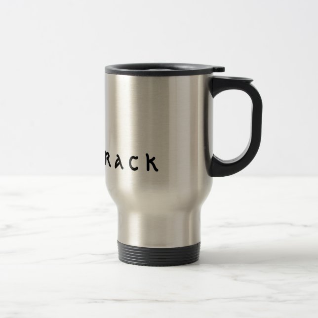 Singletrack with cog travel mug (Right)