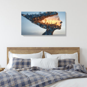 Singular civilisation canvas print