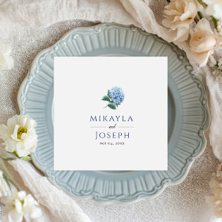 SINI Blue Hydrangea Paper Napkin