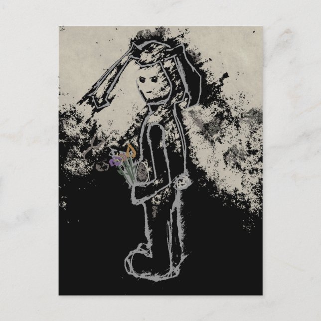 sinister bunny postcard (Front)