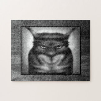 Sinister Cat Jigsaw Puzzle
