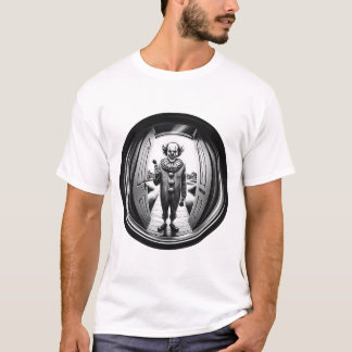 Sinister Clown at Your Door | Fisheye T-Shirt