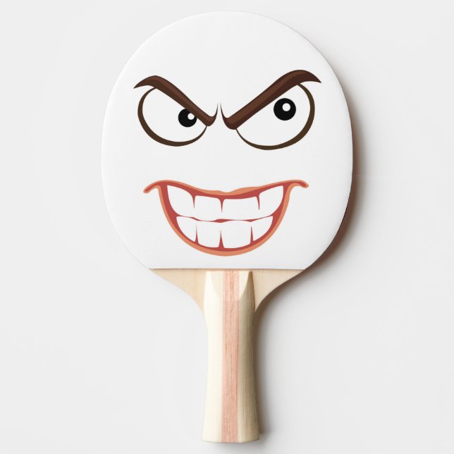 SINISTER FACE PING PONG PADDLE (Front)