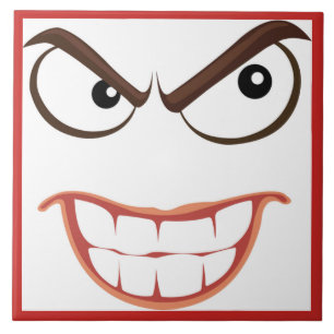 SINISTER FACE TILE
