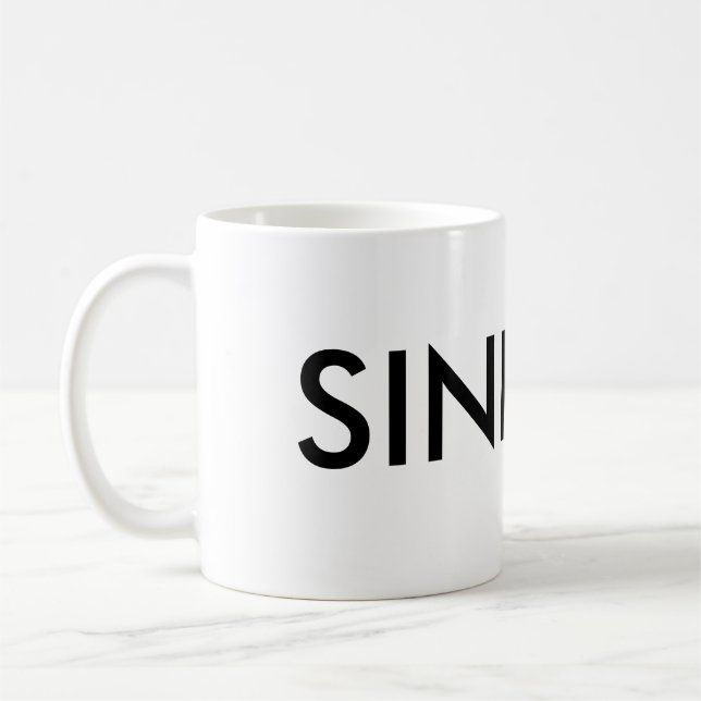 SINISTER MUG! COFFEE MUG (Left)