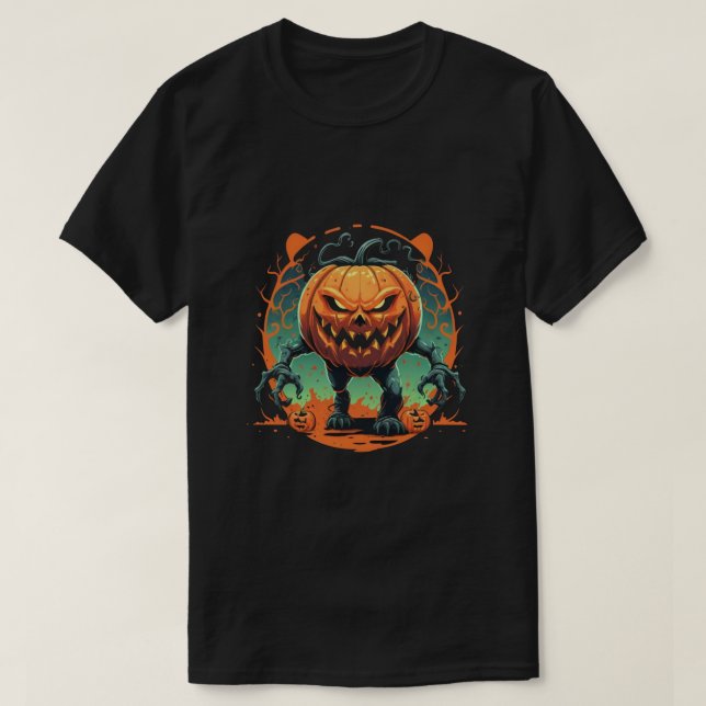 Sinister Pumpkin T-Shirt (Design Front)