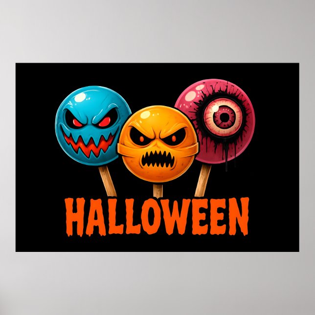 Sinister Sweets Halloween Poster (Front)
