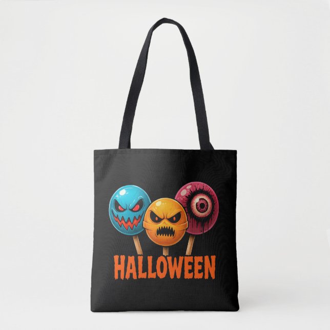 Sinister Sweets Halloween Tote Bag (Front)