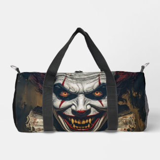 Sinister Vampire Clown Duffel Bag