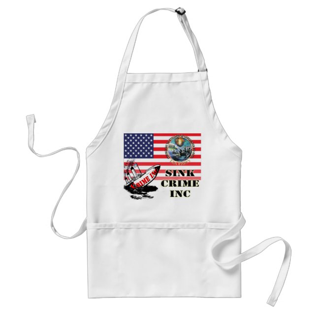 Sink Crime Inc Flag Rebellion Apron (Front)