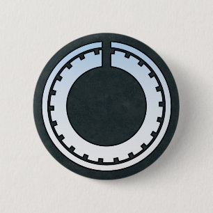 SINKER. 6 CM ROUND BADGE
