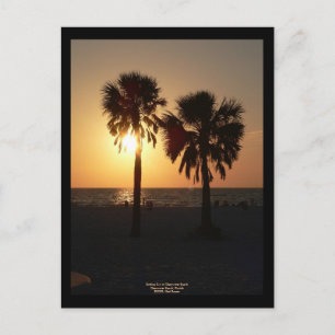 Sinking Sun at Clearwater Beach, Florida Postcard