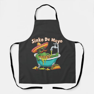 Sinko de Mayo"Funny Cinco de Mayo Cactus Apron