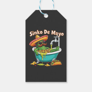 Sinko de Mayo"Funny Cinco de Mayo Cactus Gift Tags