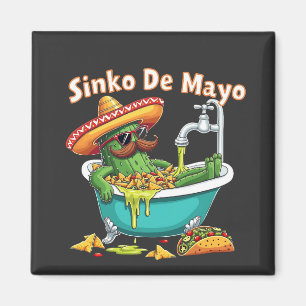 Sinko de Mayo"Funny Cinco de Mayo Cactus  Magnet