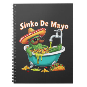 Sinko de Mayo"Funny Cinco de Mayo Cactus  Notebook