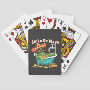 Sinko de Mayo"Funny Cinco de Mayo Cactus Playing Cards