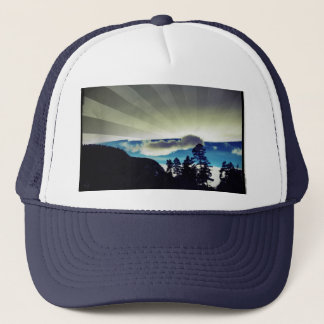Sinks Canyon Winter Sunburst Trucker Hat