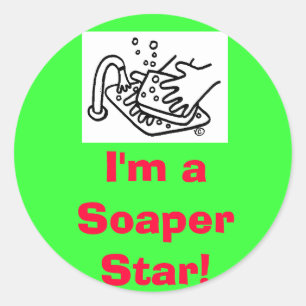 sinksoap, I'm a Soaper Star! Classic Round Sticker