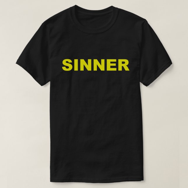 Sinner T-Shirt (Design Front)