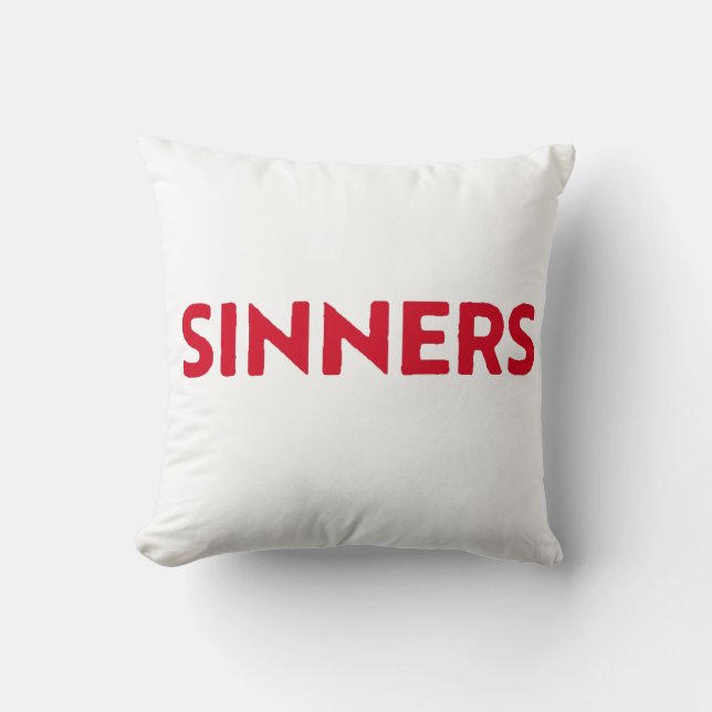 Sinners Cushion (Front)