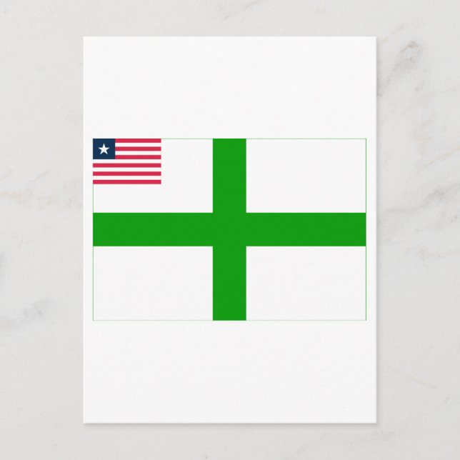 Sinoe County Flag Postcard (Front)