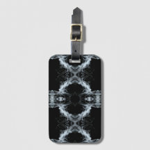 Sins and Virtues Abstract Black White Fluid Art