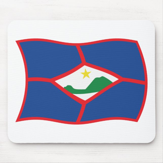 Sint Eustatius Flag Mousepad (Front)