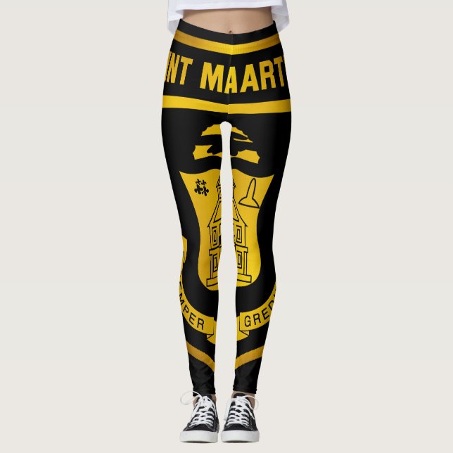 Sint Maarten Emblem Leggings (Front)