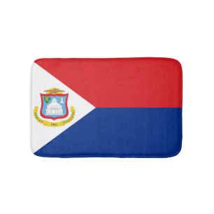 Sint Maarten flag Bath Mat