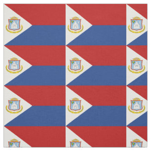 Sint Maarten Flag Fabric
