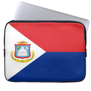 Sint Maarten flag Laptop Sleeve