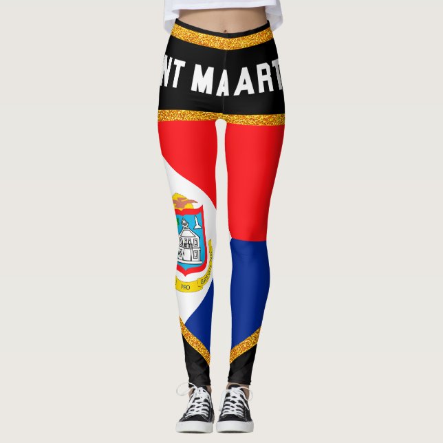 Sint Maarten Flag Leggings (Front)