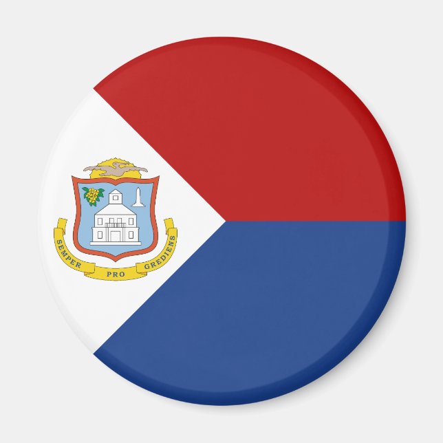 Sint Maarten Flag Magnet (Front)