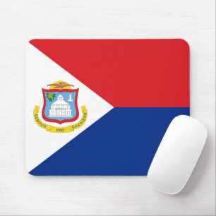 Sint Maarten flag Mouse Pad