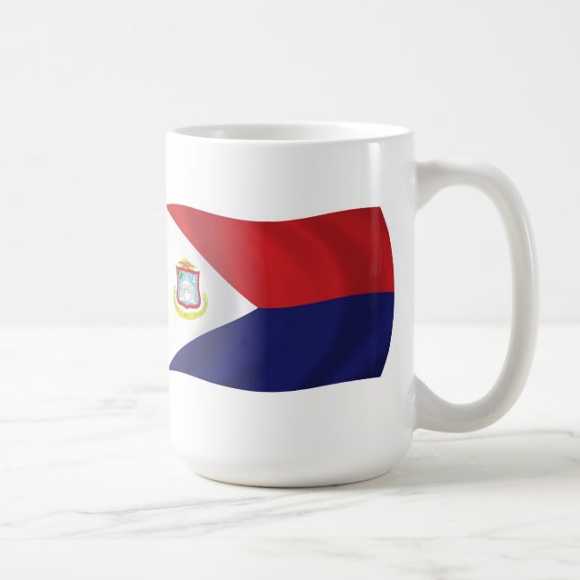 Sint Maarten Flag Mug (Right)