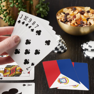 Sint Maarten flag Playing Cards