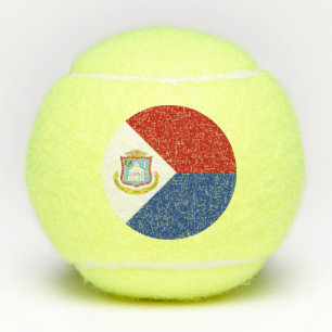 Sint Maarten Flag Tennis Balls
