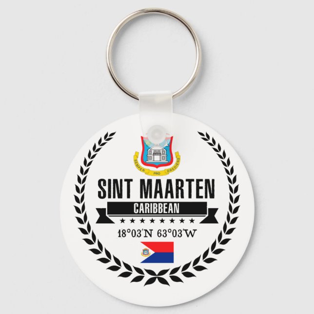 Sint Maarten Key Ring (Front)