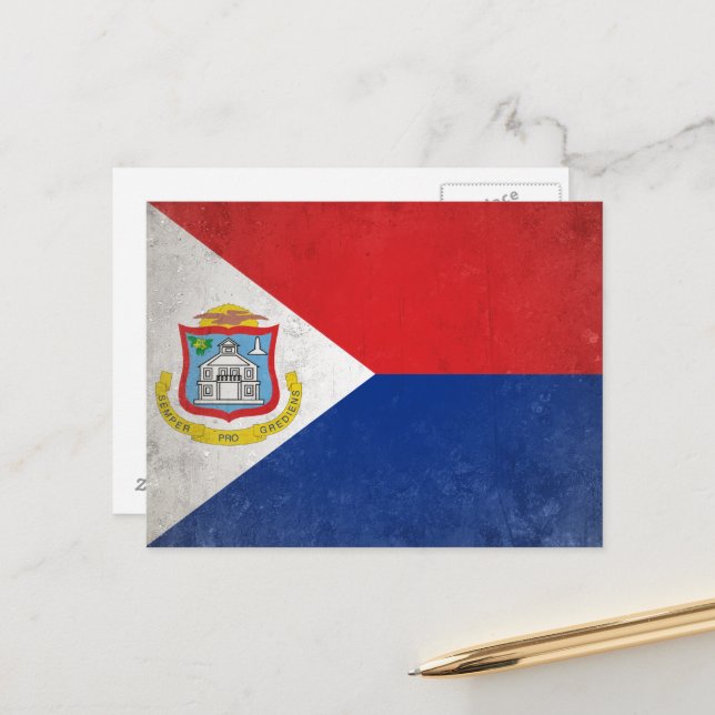 Sint Maarten Postcard (Front/Back In Situ)