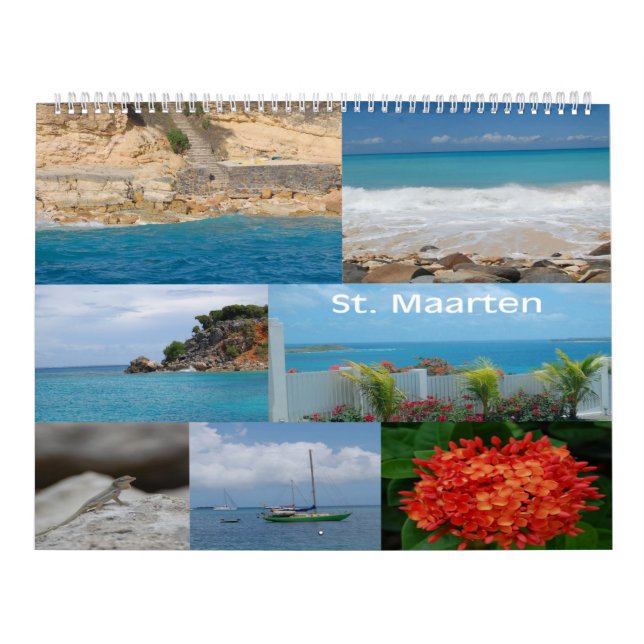 Sint Maarten - St. Martin 12 month calendar (Cover)