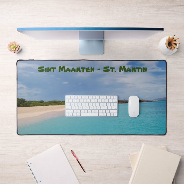 Sint Maarten - St. Martin Photo Collage  Desk Mat (Office 1)